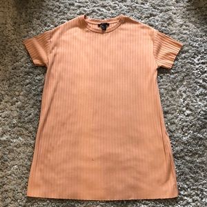 Peach T-Shirt Dress
